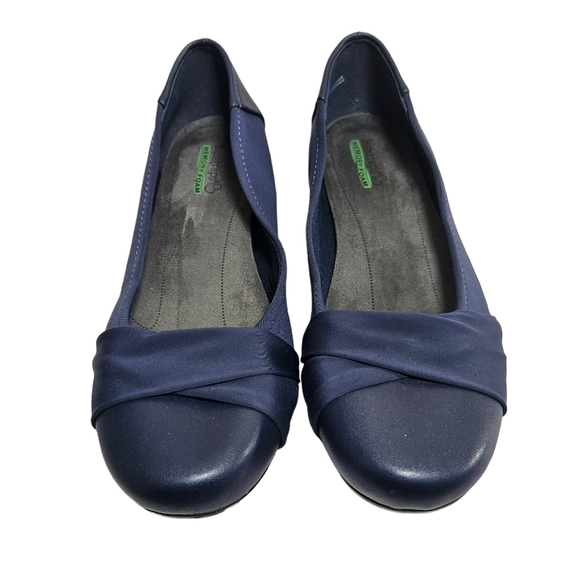 BareTraps Mitsy Closed Toe Slip-on Wedges Sz 9W - Picture 6 of 10